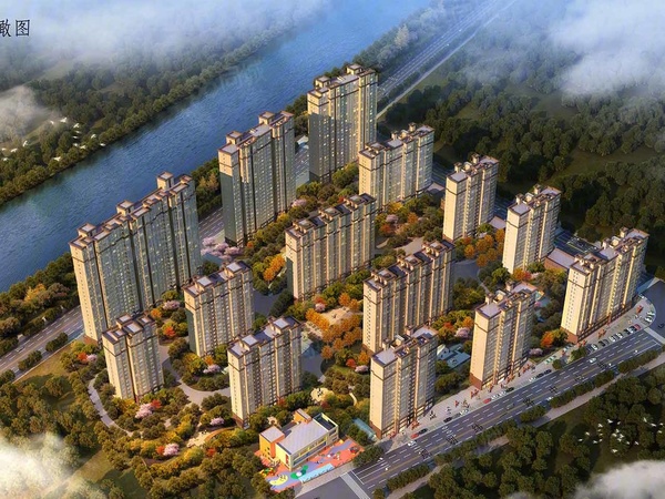 运河壹号院楼盘建筑物外景