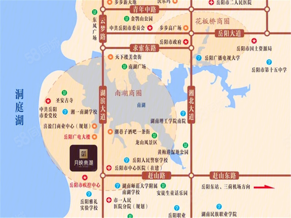 月映南湖楼盘区位规划