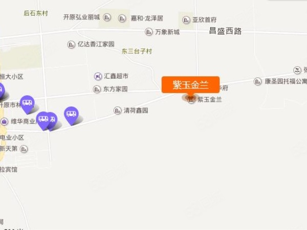 紫玉金兰楼盘区位规划