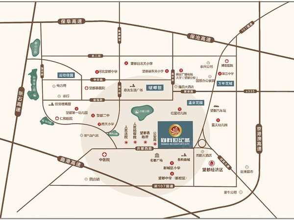 尚科世纪城区位图