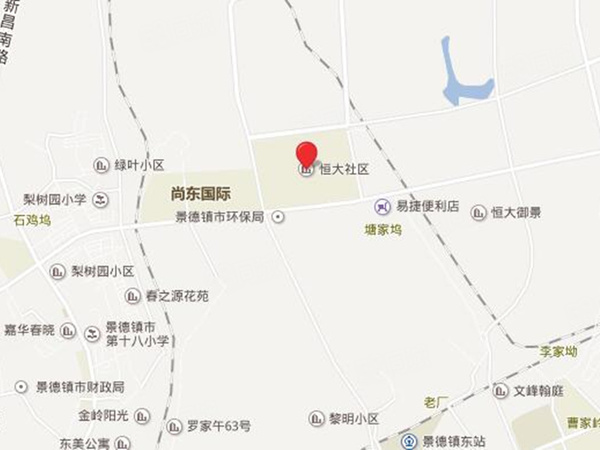 恒大名都楼盘区位规划
