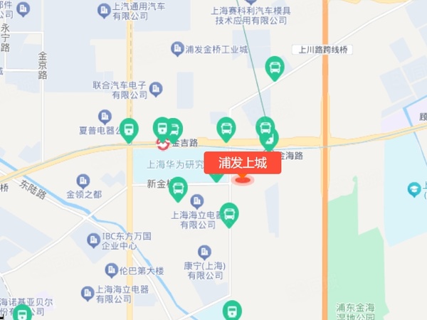 浦发上城楼盘区位规划