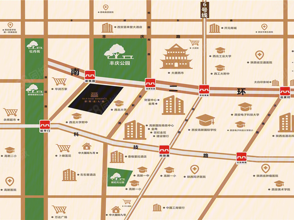 群贤道九号楼盘区位规划