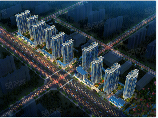 公元时代楼盘建筑物外景