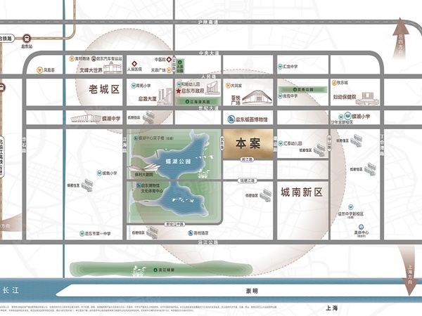 启晟绿城·湖境桃源楼盘区位规划