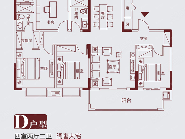 华昌御湖名郡全景图