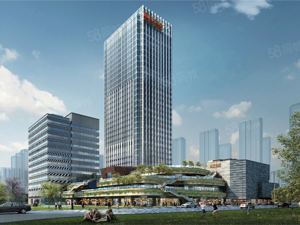 绿地滨江1558楼盘建筑物外景