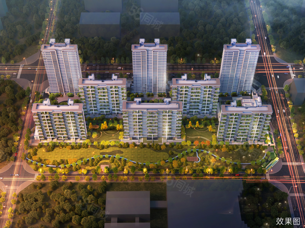 中海·未来之境楼盘建筑物外景