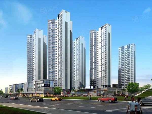 韶关蓉山华府楼盘建筑物外景