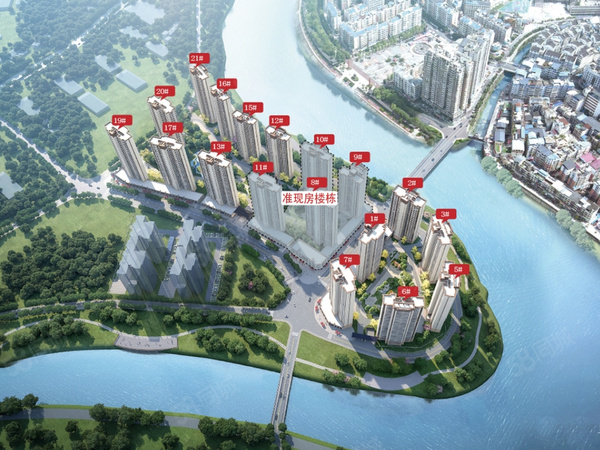 松江·金尊府楼盘建筑物外景