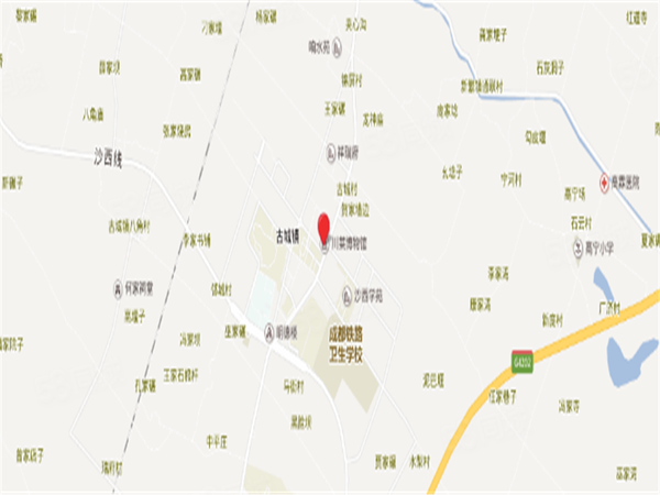 西蜀祥瑞府楼盘区位规划