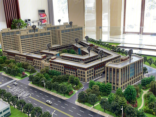 龙升建材城规划沙盘