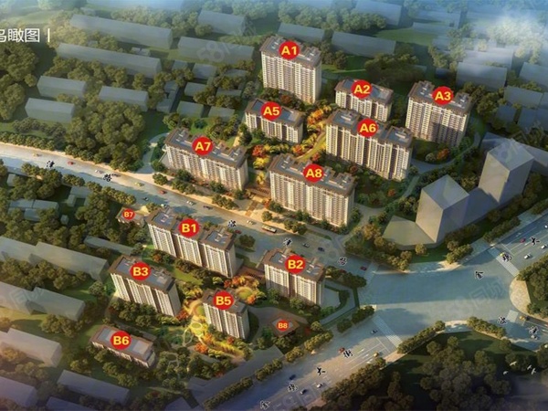 富强理想城楼盘建筑物外景