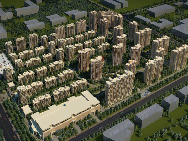 青湖铭城楼盘建筑物外景