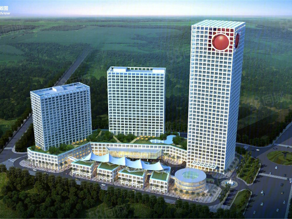 大中华白酒交易中心楼盘建筑物外景