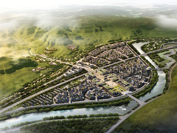 延安铂金公寓楼盘建筑物外景