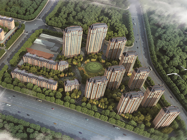 青果青城禧塘楼盘建筑物外景
