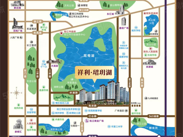 祥利·珺玥湖楼盘区位规划