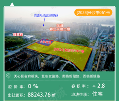 天心区省府[2024]长沙市061号地块楼盘新房真实图片