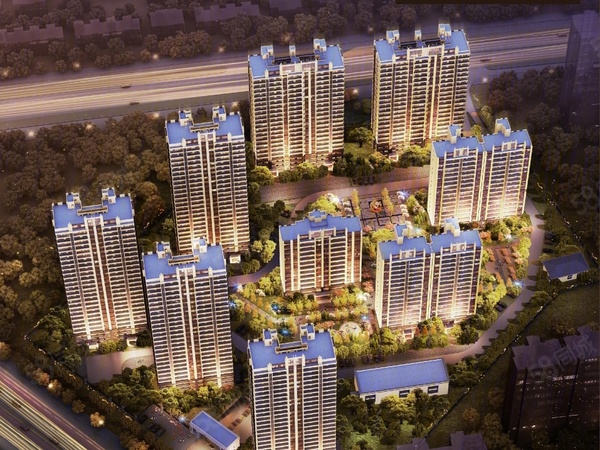 碧桂园中央公园楼盘建筑物外景