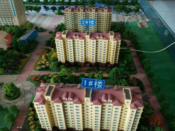 中和御苑项目楼栋沙盘图