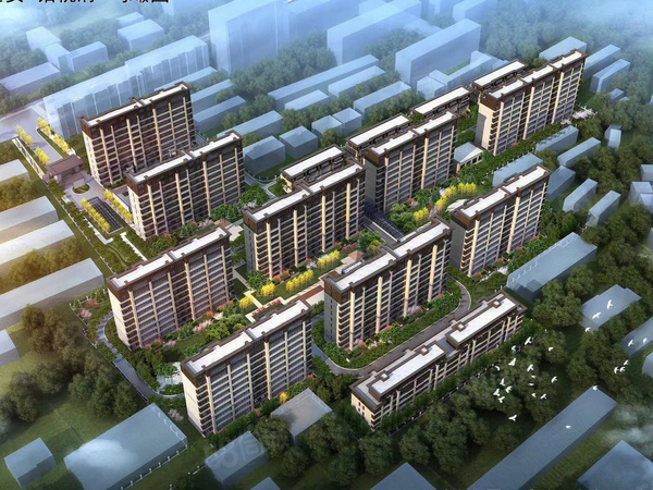 巨安·铂悦府楼盘建筑物外景