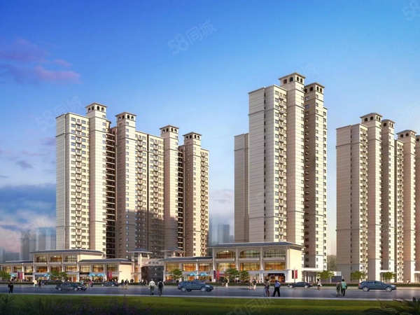 新理城楼盘建筑物外景