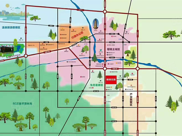 锦绣花园二期楼盘区位规划