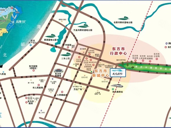 九龙国际中心楼盘区位规划