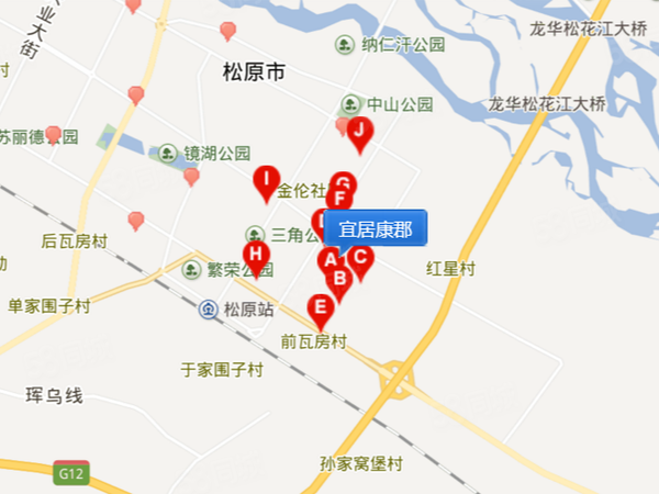 飞达宜居康郡楼盘区位规划