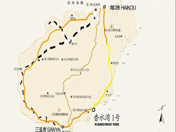香水湾1号楼盘区位规划