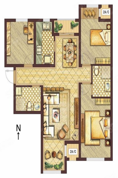 会展城上城户型图