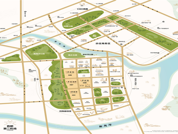 亦莊金茂府樓盤(pán)區(qū)位規(guī)劃