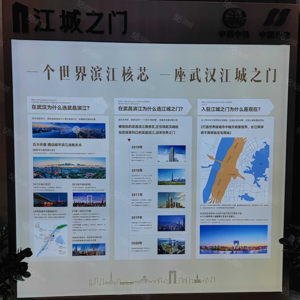 一个世界滨江核芯,一座武汉江城之门
