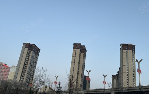体育场近在咫尺，楼间距宽，