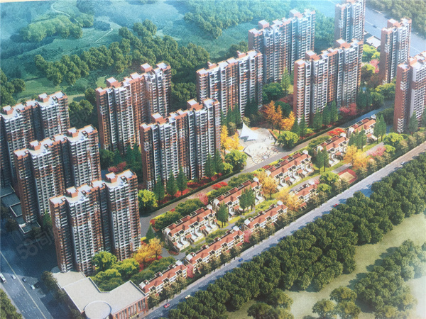 盛世龙城楼盘建筑物外景
