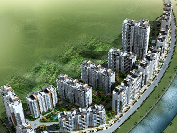 双维花溪湾楼盘建筑物外景