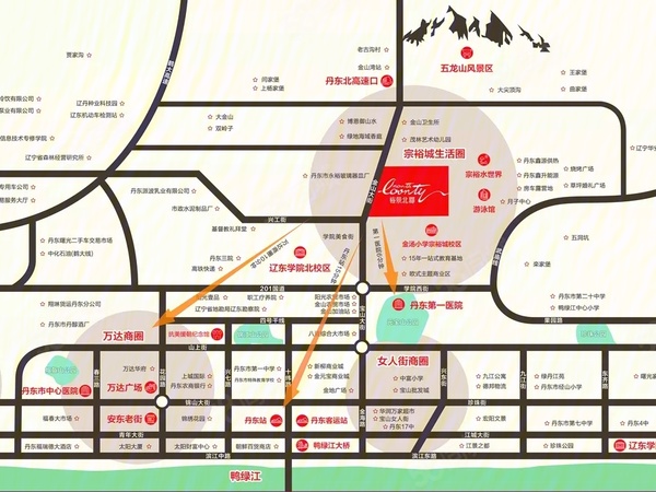 宗裕城·裕景北郡楼盘区位规划