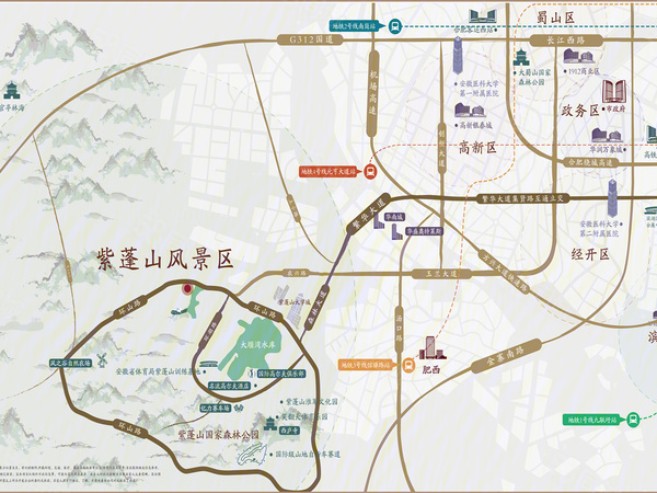 绿城庐境桃源楼盘区位规划