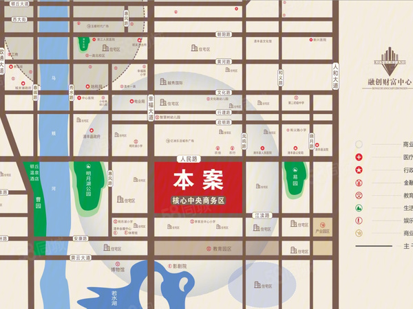 融汇财富中心楼盘区位规划