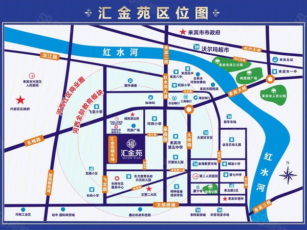 汇金苑楼盘区位规划