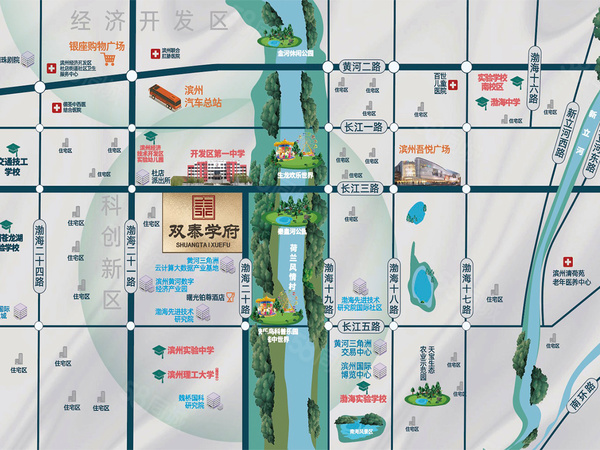 双泰学府楼盘区位规划