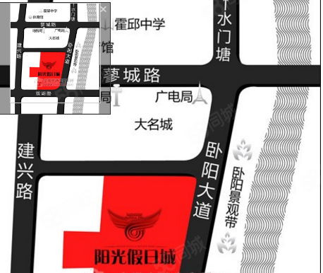 阳光假日城楼盘区位规划