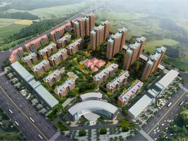 红枫佳园楼盘建筑物外景