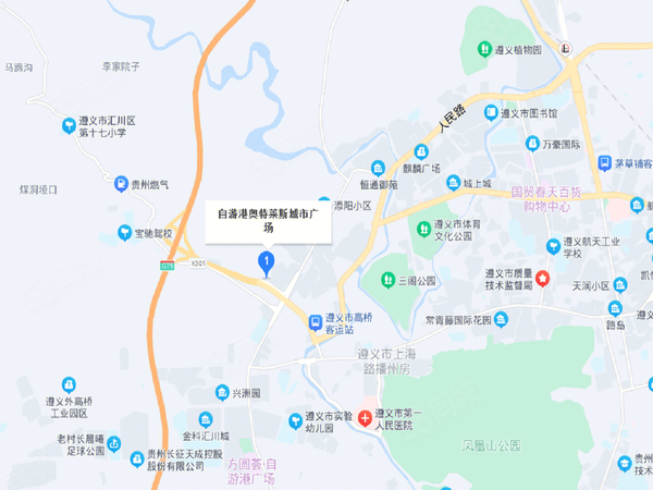 奥特莱斯城市广场楼盘区位规划
