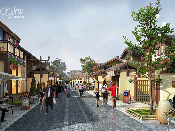 兴盛红豆杉小镇楼盘建筑物外景