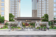 山南新区玉兰大道板块信达滨河赋楼盘新房真实图片