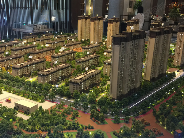 建业世和府规划沙盘