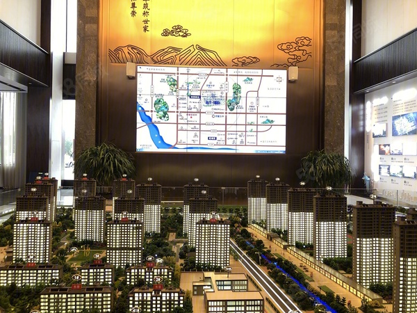 新华御府楼盘现场环境
