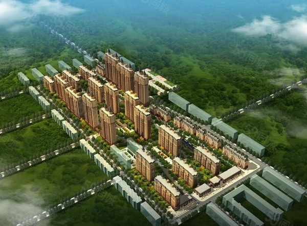 龙山国际楼盘建筑物外景